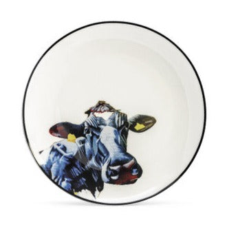 Tipperary Crystal Eoin O'Connor Cows - Dinner Plate Set of 4