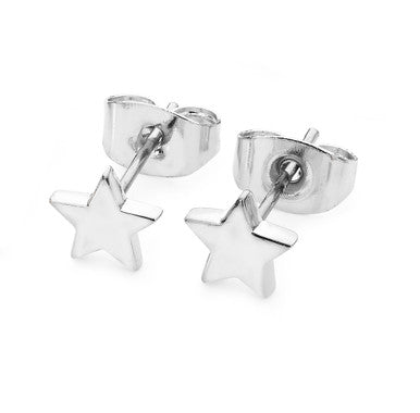 Tipperary Sterling Silver Star Mini Stud Earrings