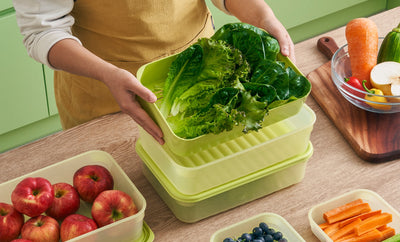 LocknLock Fresh Fit Container 3.2 Litre with Draining Tray :  HLE5600NT