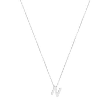 Tipperary Sterling Silver Letter "N" Pendant