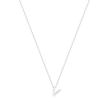 Tipperary Sterling Silver Letter "V" Pendant