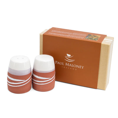 Tipperary Paul Maloney Terracotta Salt & Pepper Set