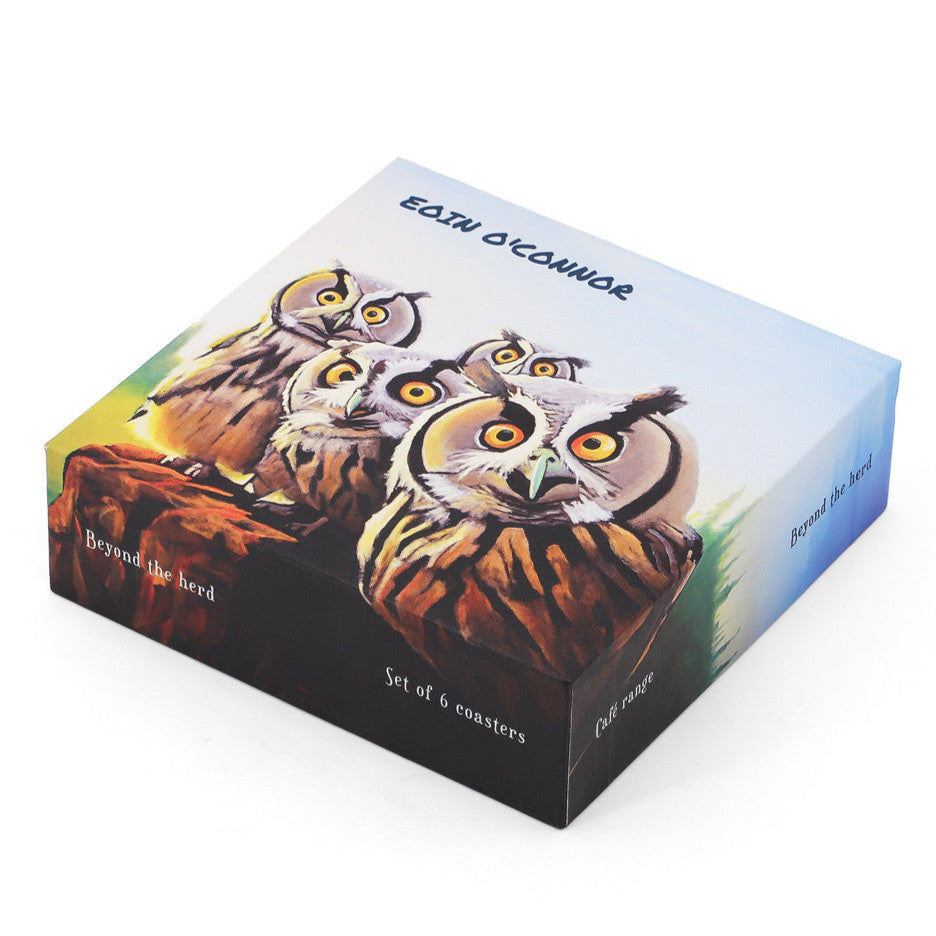 Tipperary Crystal Eoin O'Connor Beyond the Herd - Placemat Set of 6