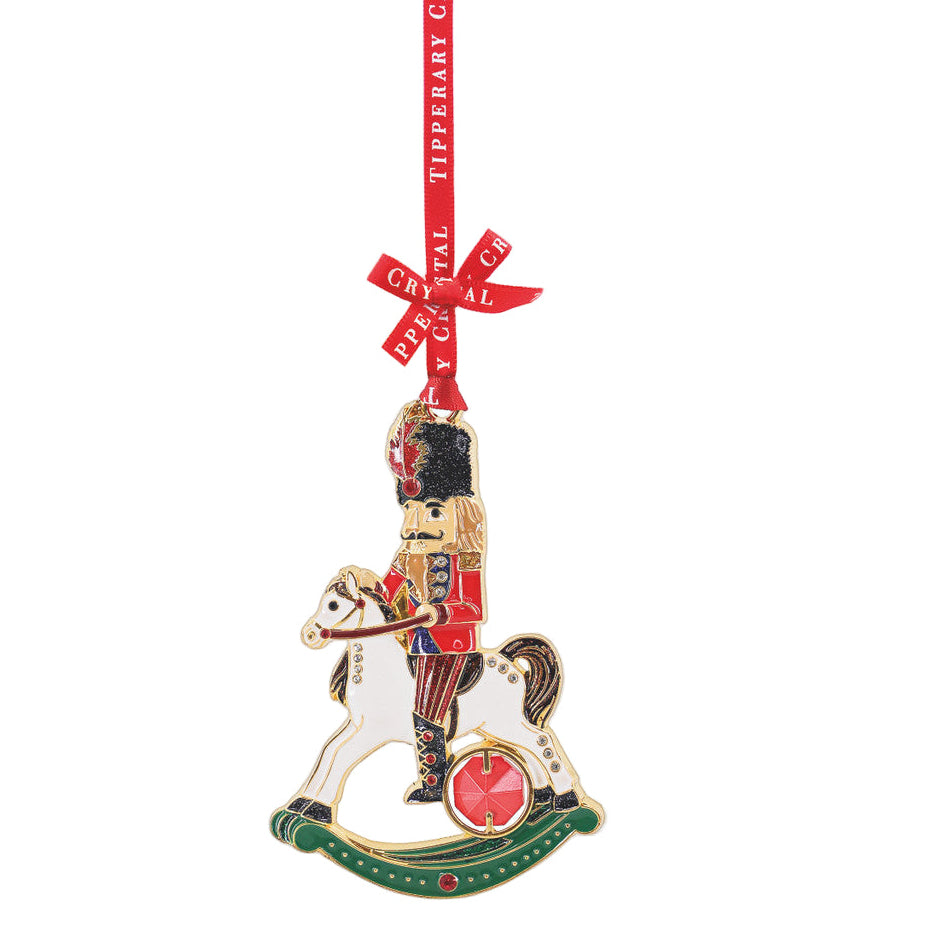 Tipperary Crystal Gem Nutcracker on Horse Decoration