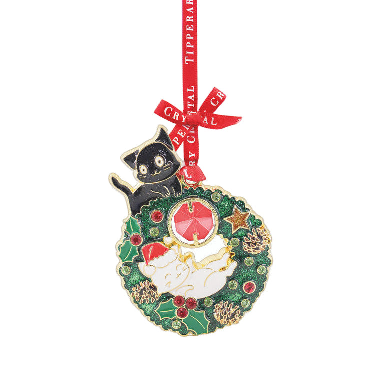 Tipperary Crystal Gem Cats Decoration