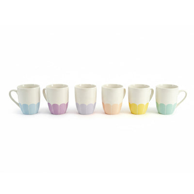 Tipperary Crystal - Petals Set of 6 Mugs