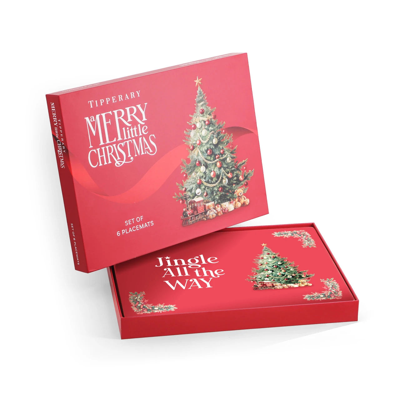 Tipperary Merry Little Christmas Placemats  - Set of 6