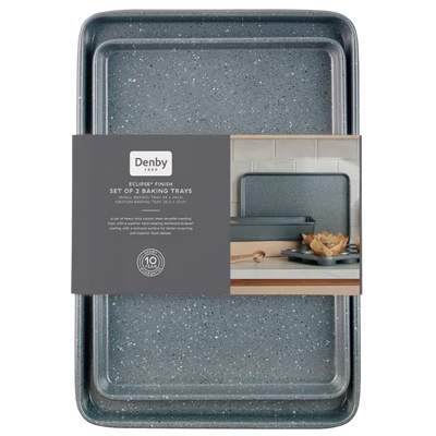 Denby Eclipse Non Stick 2 Piece Baking Tray Set