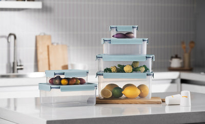 LocknLock Classic Plus Mint Rectangular 910ml Container HPL404