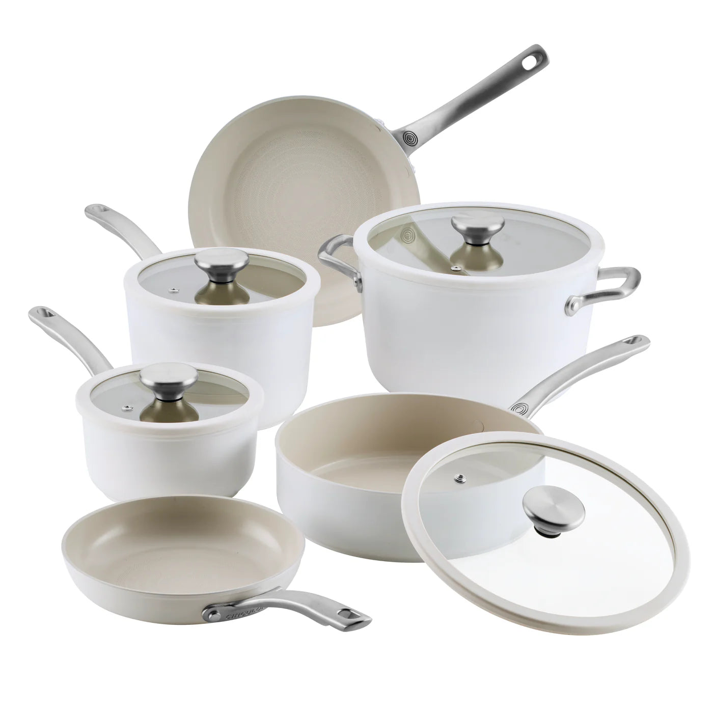 Circulon Halo LaserDefense™ Ceramic Non-stick 10 Piece Cookware Set