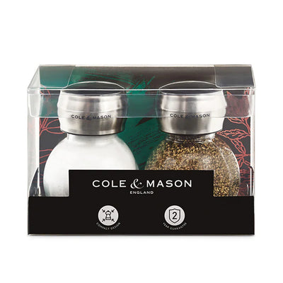 Cole & Mason Darlington Salt & Pepper Shaker Set 83mm H332308