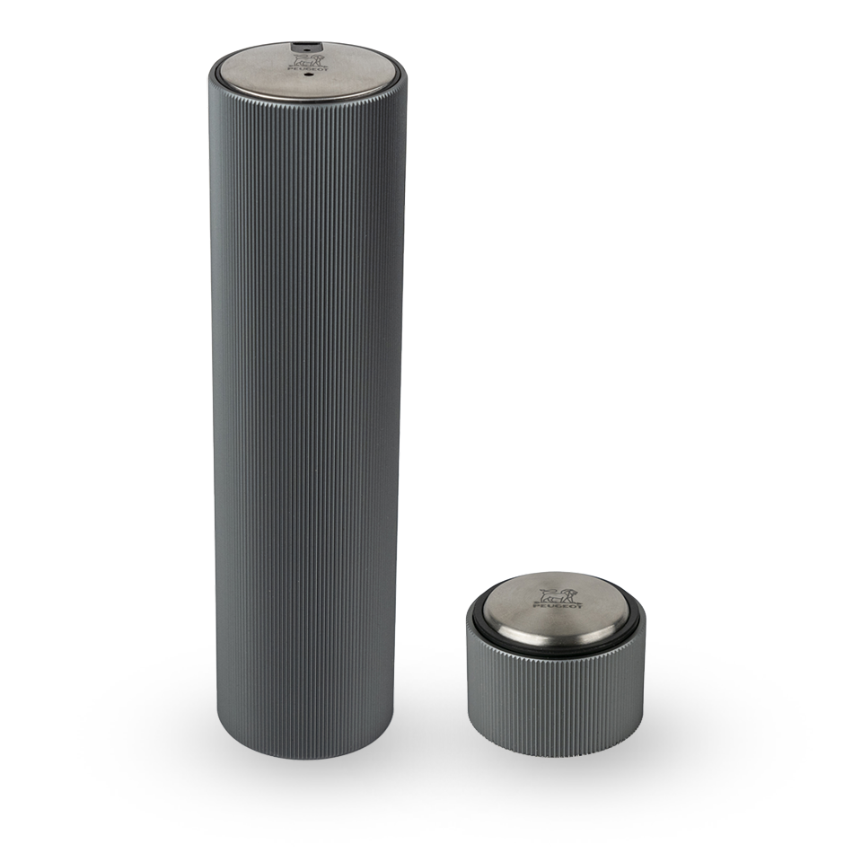 Peugeot Line Reverse Rechargeable Electric Carbon Grey Corkscrew, 21cm