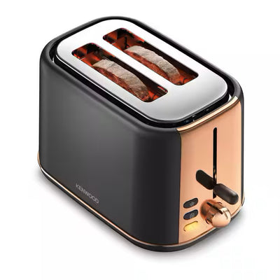 Kenwood Abbey Lux Grey/Rose Gold 2 Slice Toaster: TCP05.C0DG