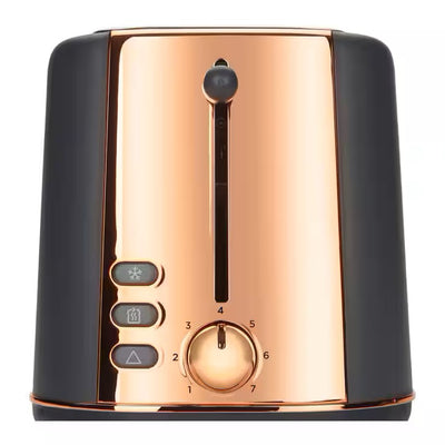 Kenwood Abbey Lux Grey/Rose Gold 2 Slice Toaster: TCP05.C0DG