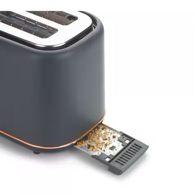 Kenwood Abbey Lux Grey/Rose Gold 2 Slice Toaster: TCP05.C0DG