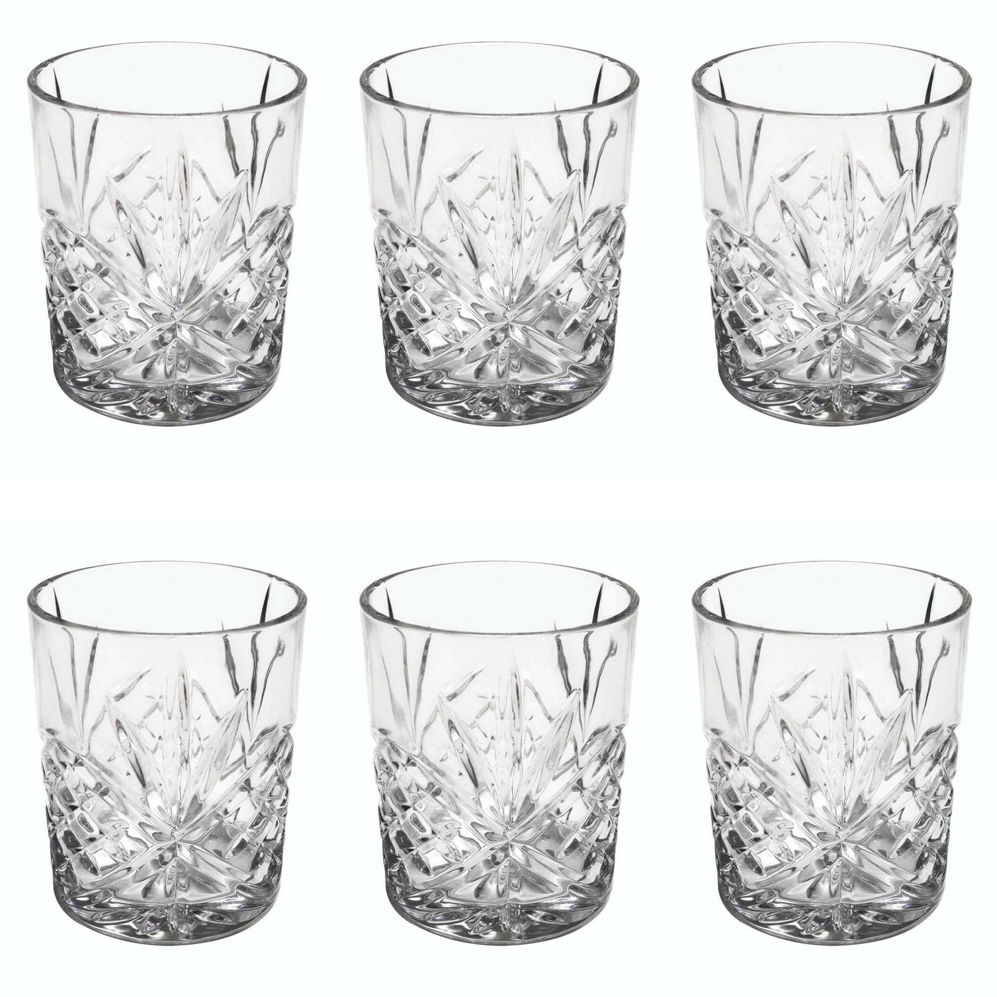 Tipperary Crystal Belvedere Set of 6 Whiskey Tumblers