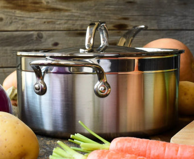 Hestan ProBond Induction Stainless Steel Saucepan & Lid - 16cm 1.4L