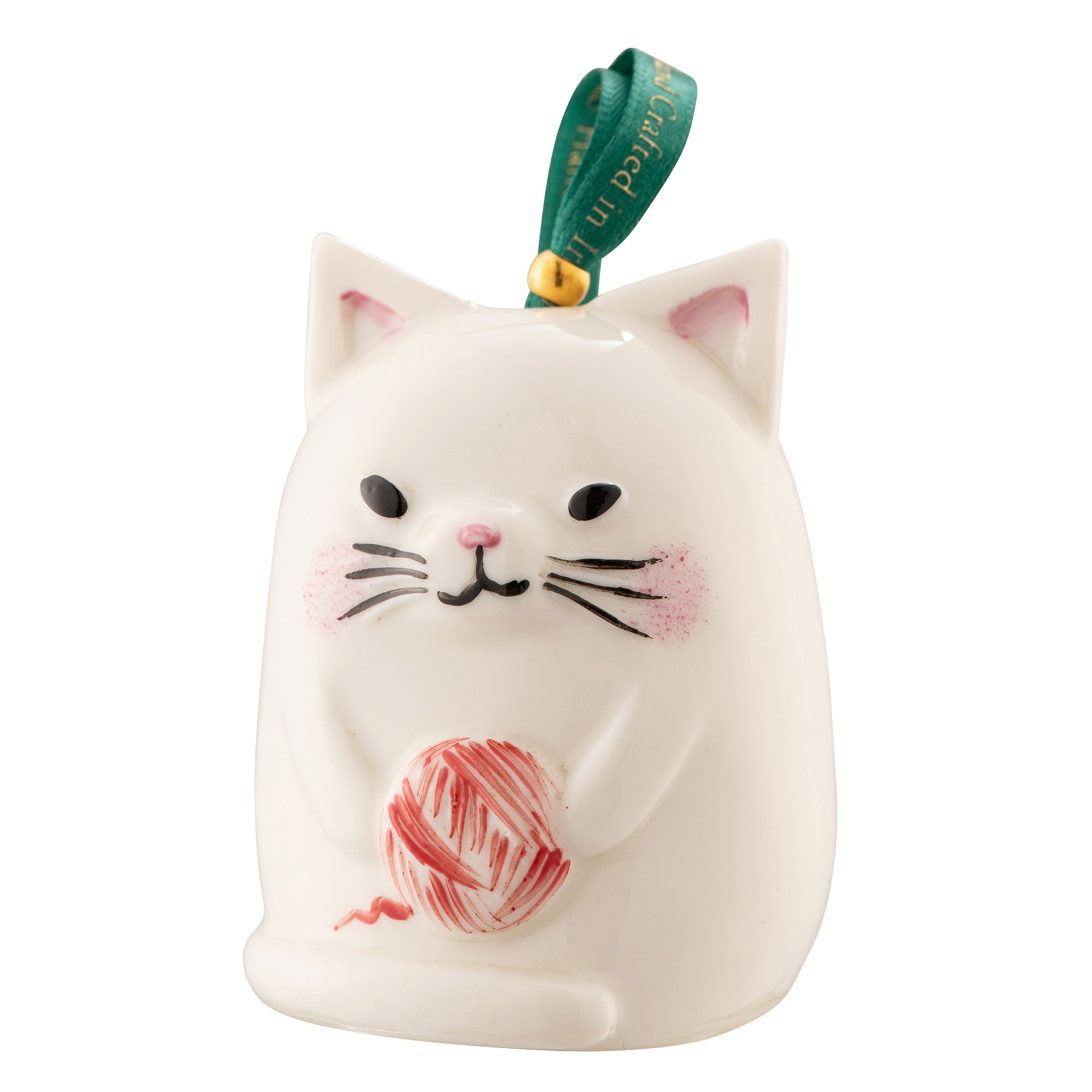 Belleek Classic Kitty Cat Ornament: 2898