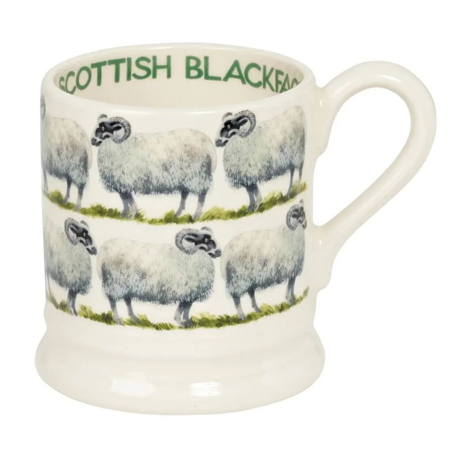 Emma Bridgewater Scottish Blackface Sheep 1/2 Pint Mug