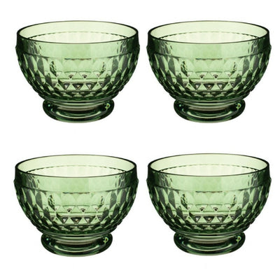 Villeroy and Boch Boston Coloured Individual Bowl Green Set of 4