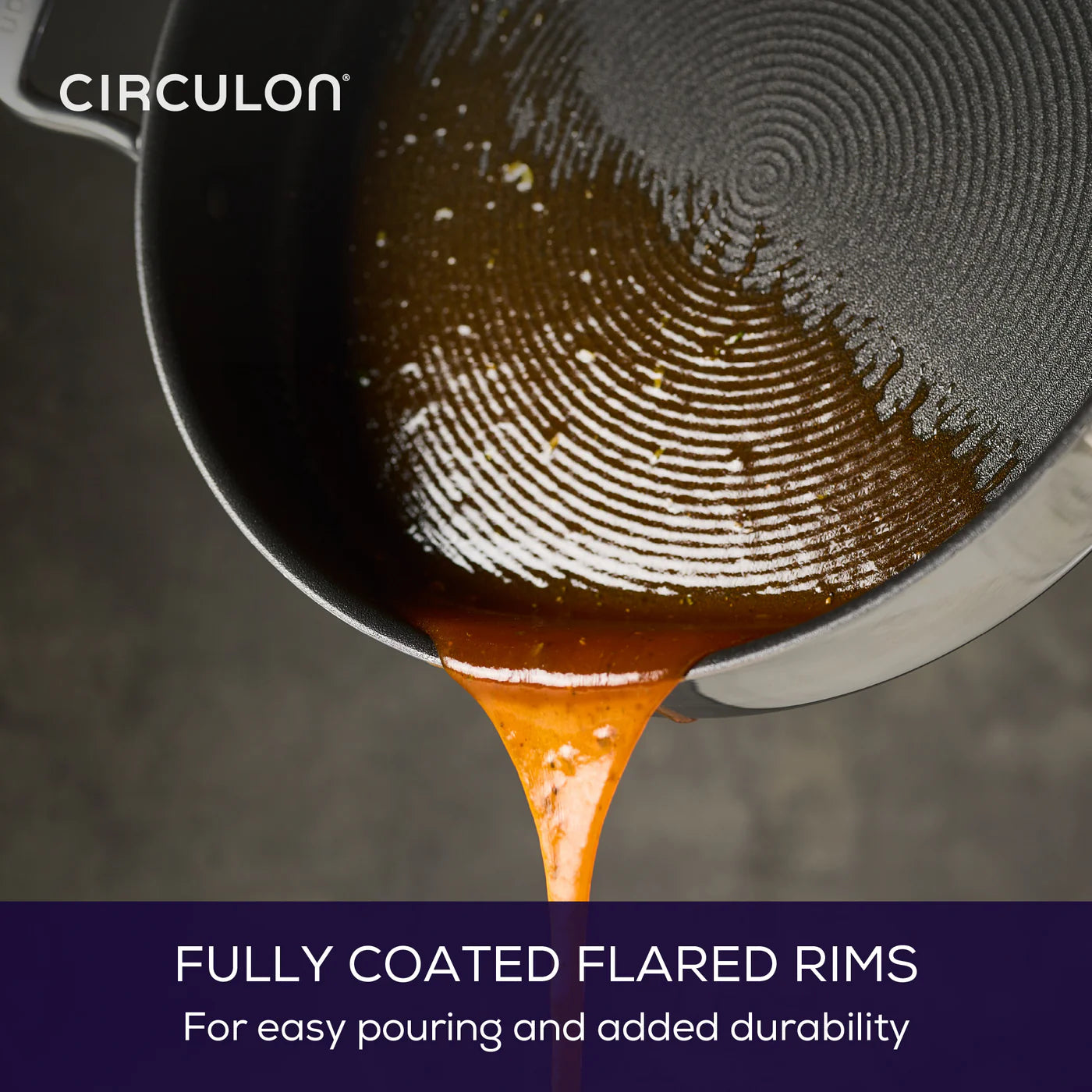 Circulon ScratchDefense 3 ply Clad 30cm Stainless Steel Non Stick Frying Pan + Glass Lid