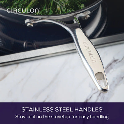 Circulon ScratchDefense 3 ply Clad Stainless Steel Frying Pan Non Stick: 25cm 30079