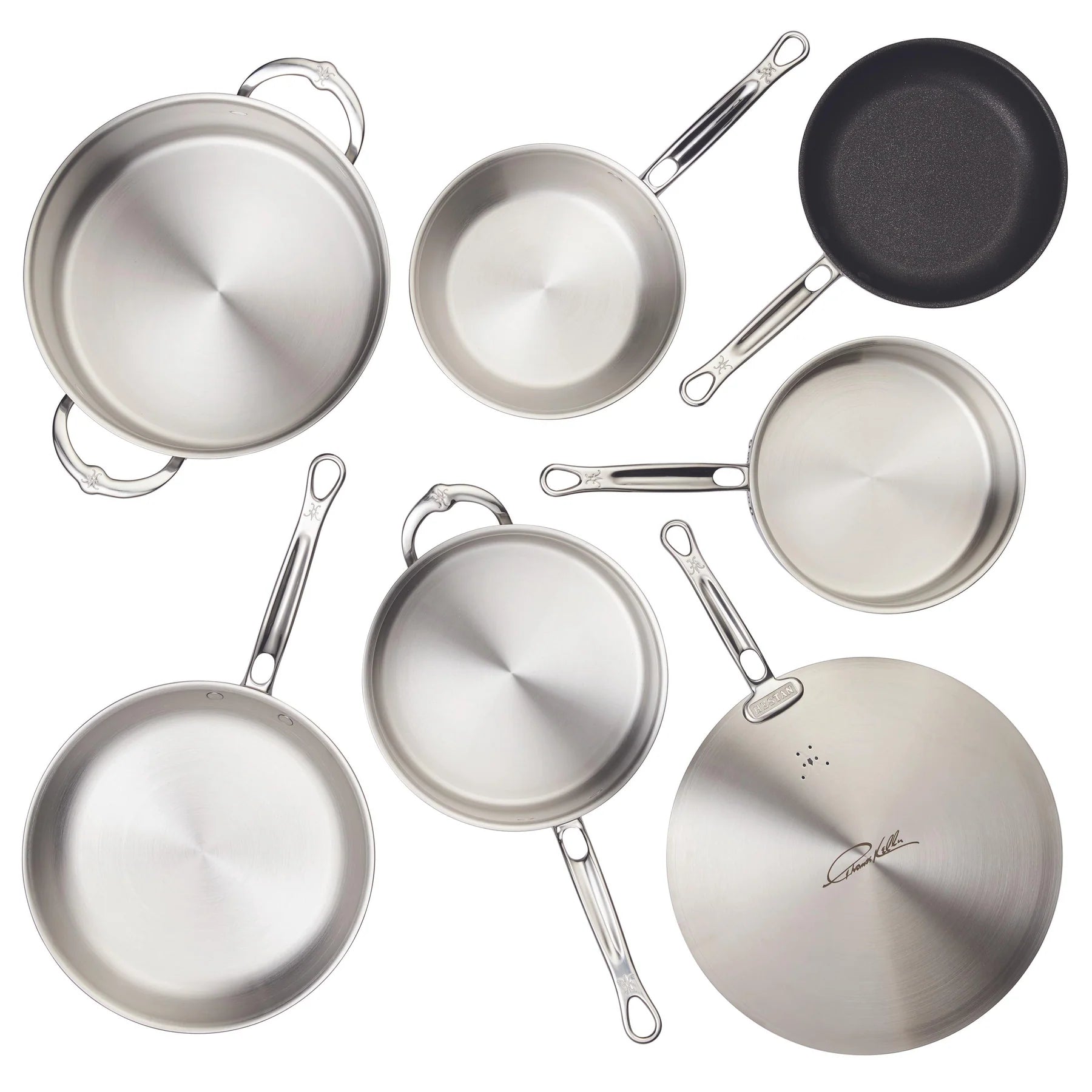 Hestan Thomas Keller Insignia Induction Stainless Steel 7 Piece Pan Set