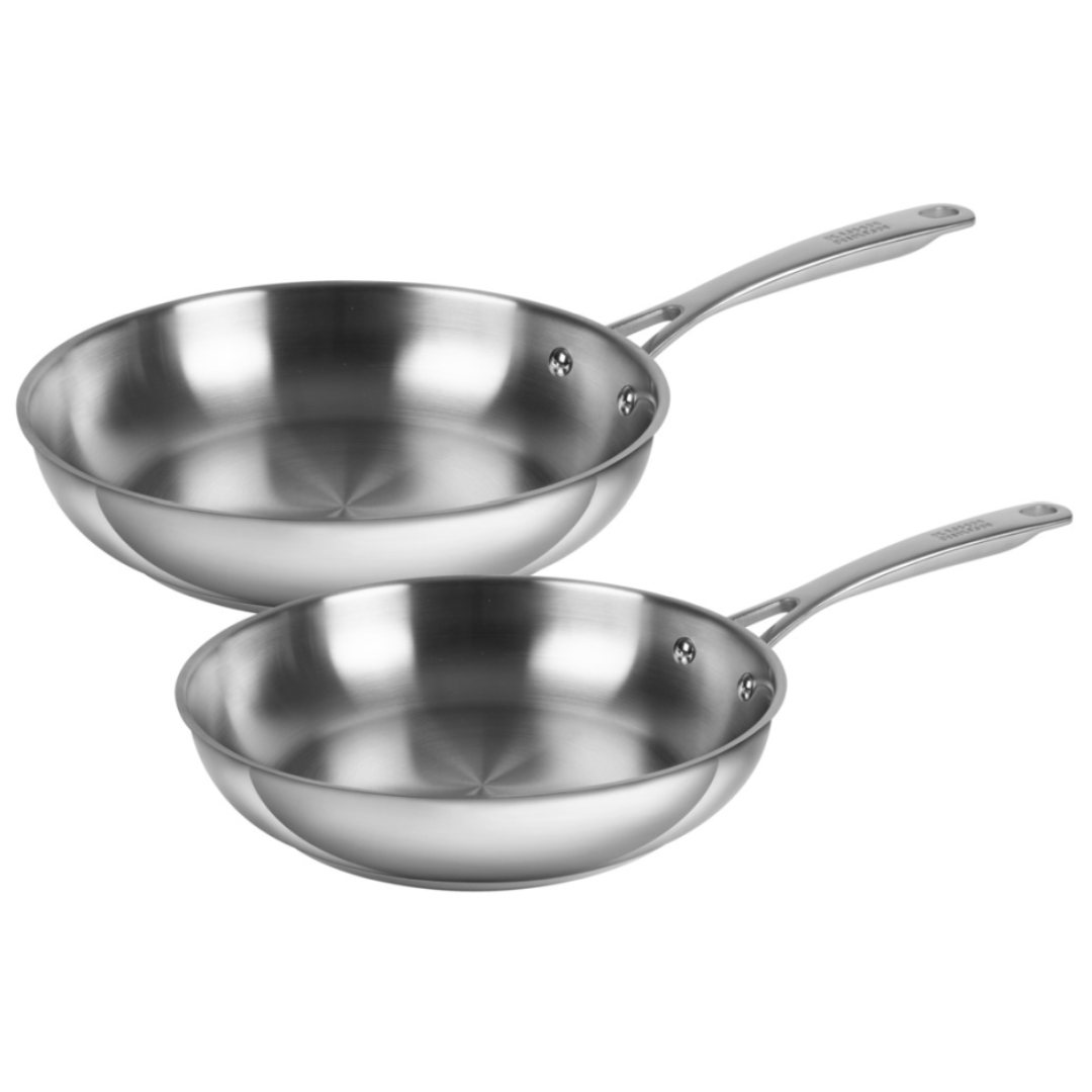 Kuhn Rikon AllRound Frying Pan Set uncoated 24cm & 28cm: 31383