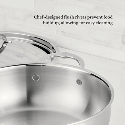Hestan ProBond Luxe 28cm Stainless Steel Essential Pan & Lid: 31778