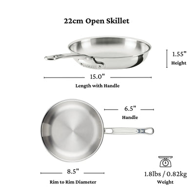 Hestan ProBond Luxe Stainless Steel 10 Piece Saucepan Set