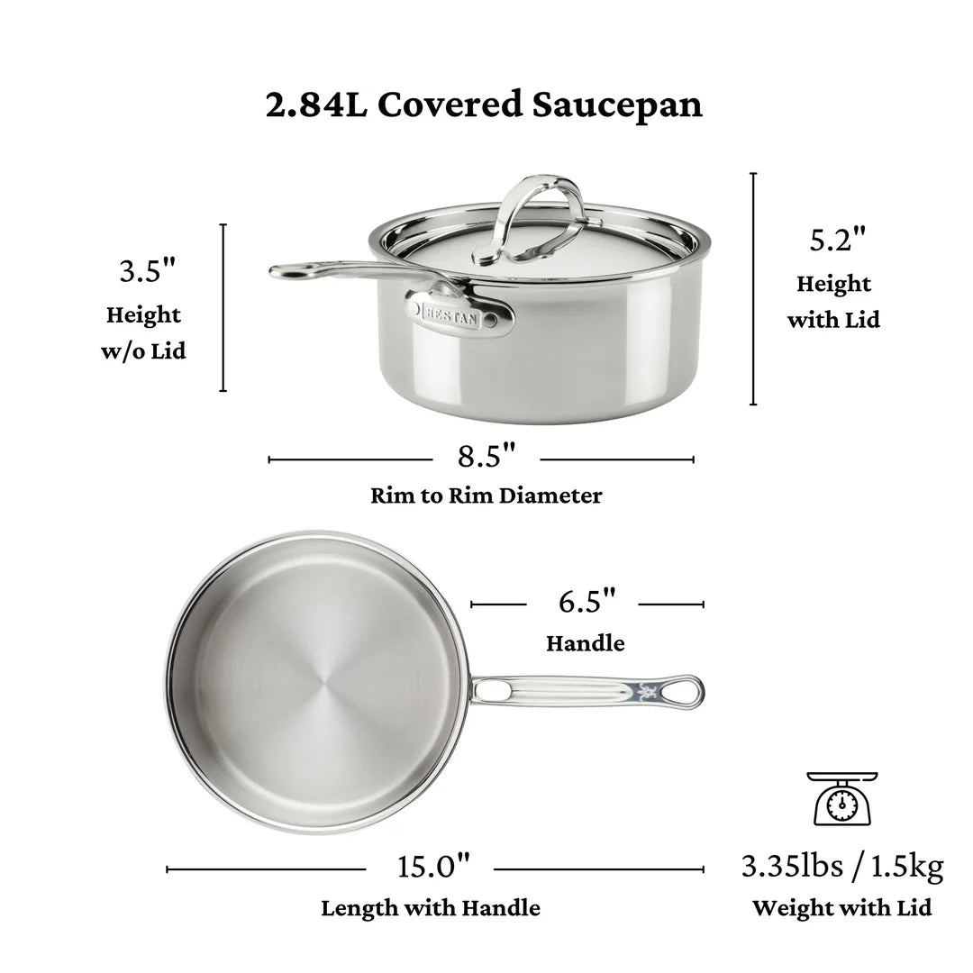 Hestan Probond 3 ply Induction Stainless Steel 10 Piece Set