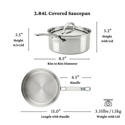 Hestan Probond 3 ply Induction Stainless Steel 10 Piece Set