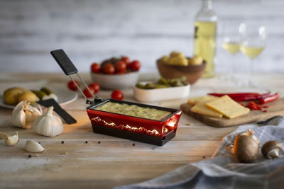 Kuhn Rikon Raclette Set mini alpine glow red