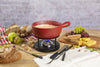 Kuhn Rikon Cheese Fondue Set Classic red 23cm