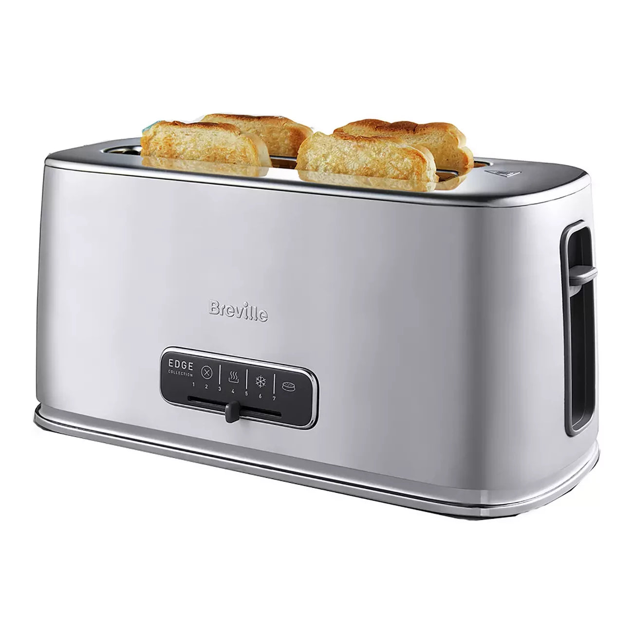 Breville Edge Brushed Steel 4 Slice Toaster: VTR023