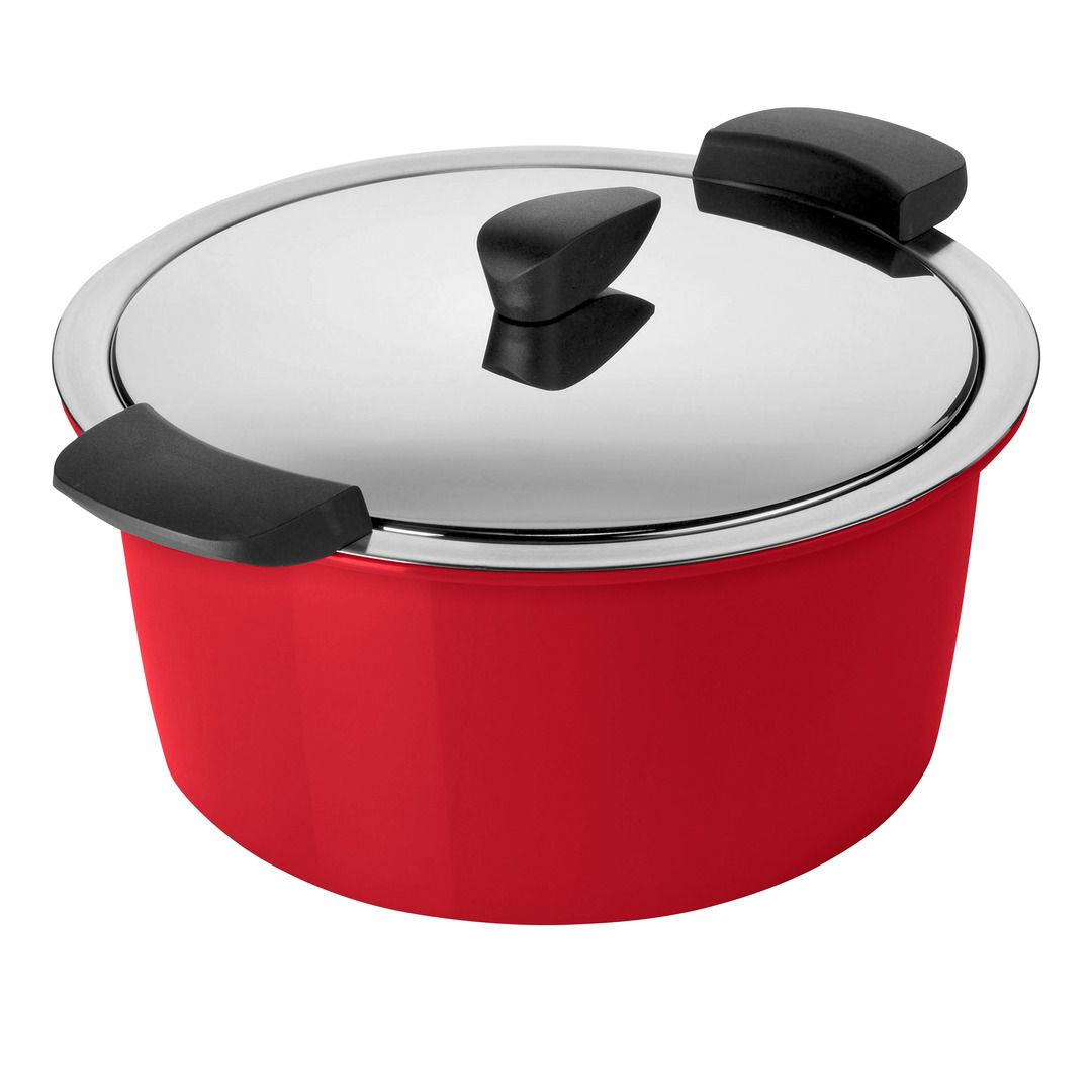 Kuhn Rikon HOTPAN® Serving Casserole red 3.0L 22cm