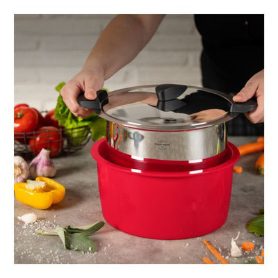 Kuhn Rikon HOTPAN® Serving Casserole red 3.0L 22cm