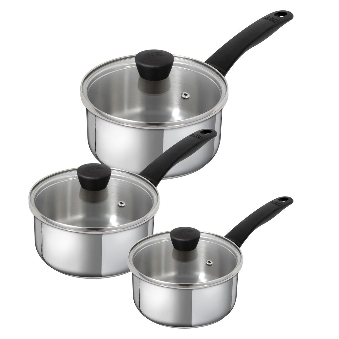 Kuhn Rikon Classic Induction 3 piece Stainless Steel Saucepan Set: 37760