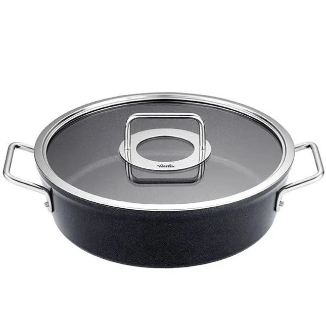 Fissler Adamant 28cm Roasting Pan with Glass Lid