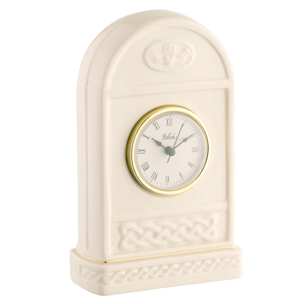 Belleek Classic Claddagh Clock
