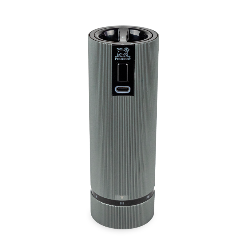Peugeot Line Carbon Aluminium Electronic Pepper Mill 15cm