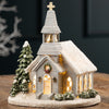 Aynsley Christmas Church LED Figurine