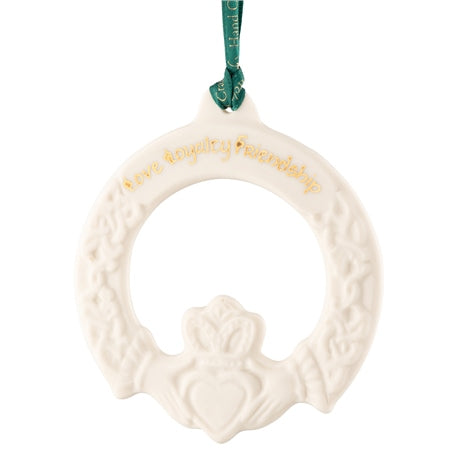 Belleek Classic Claddagh Friendship Ornament: 4029