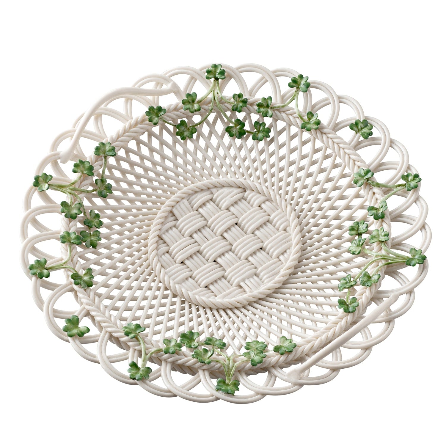 Belleek Classic Shamrock Heritage Basket: 4472