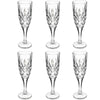 Tipperary Crystal Belvedere Set of 6 Flute Champagne