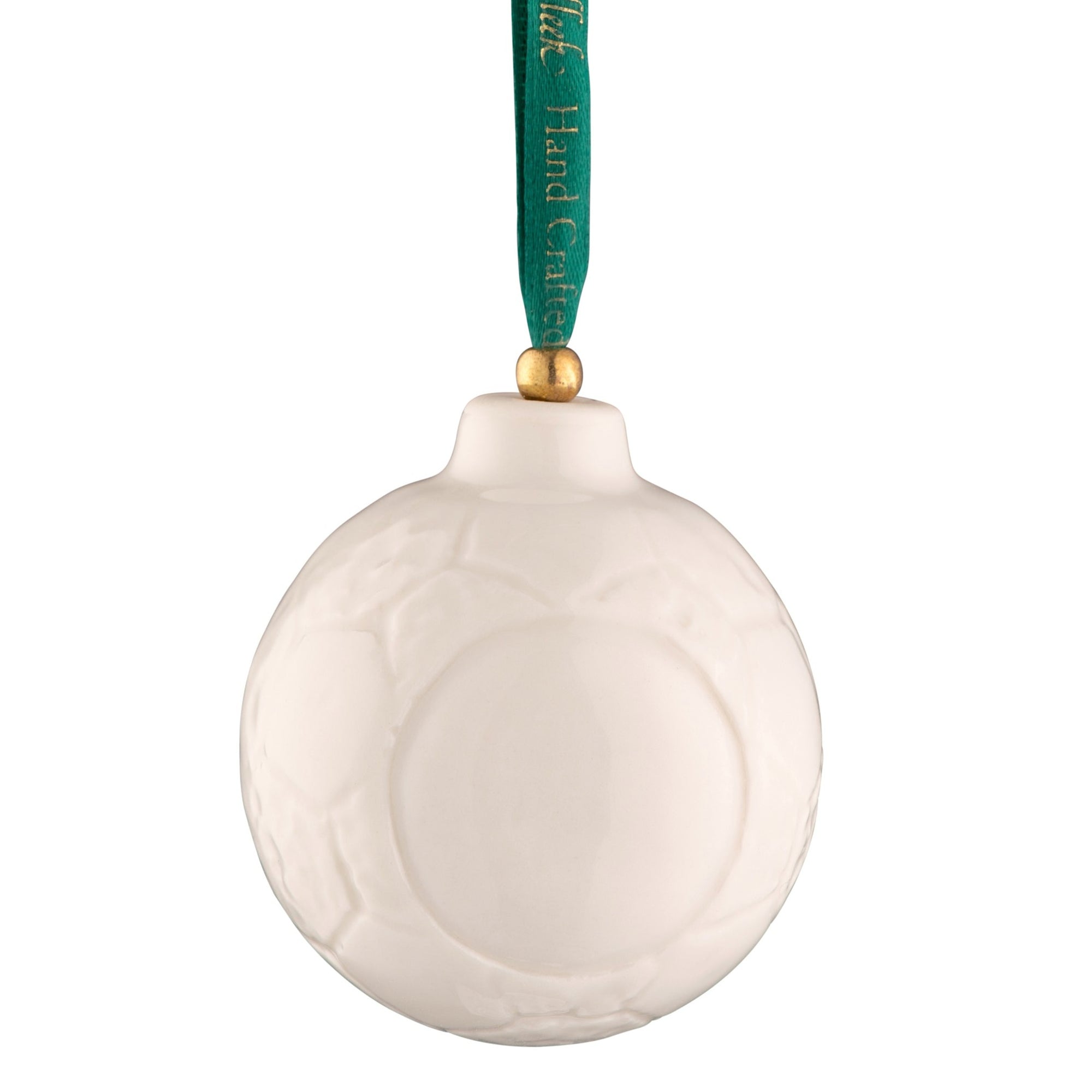 Belleek Classic Soccer Ball Ornament: 4737