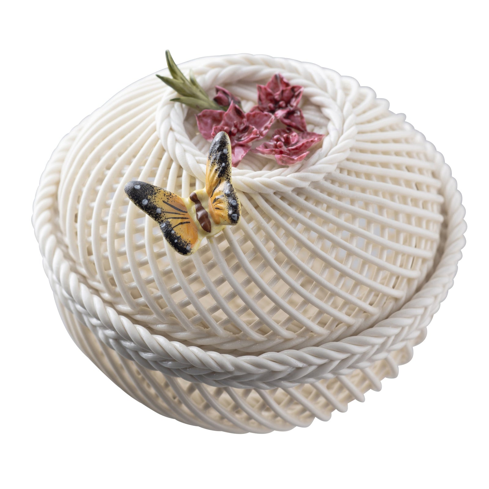 Belleek Classic Flower of the Month Basket August - Gladiolus: 4777