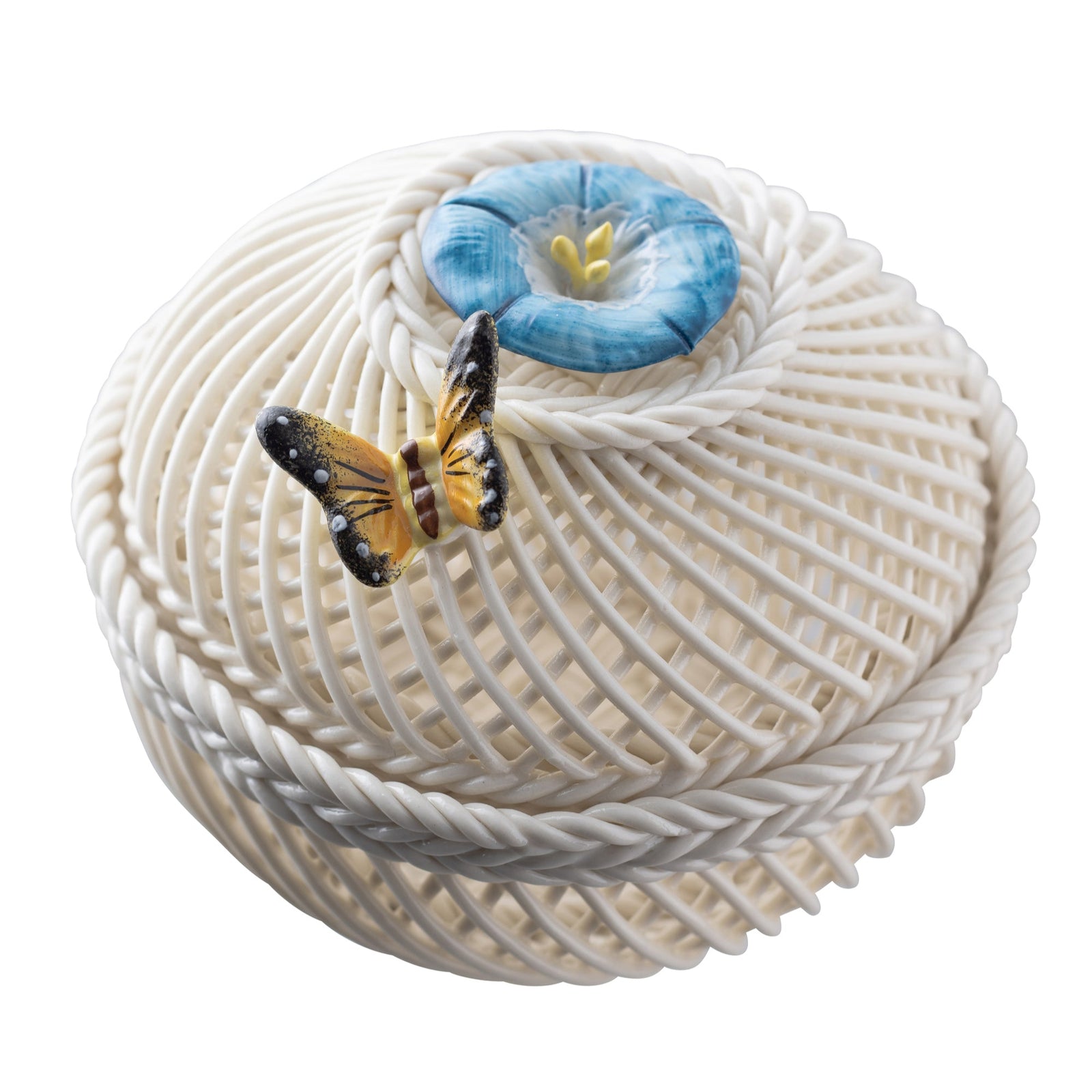 Belleek Classic Flower of the Month Basket September - Morning Glory: 4778