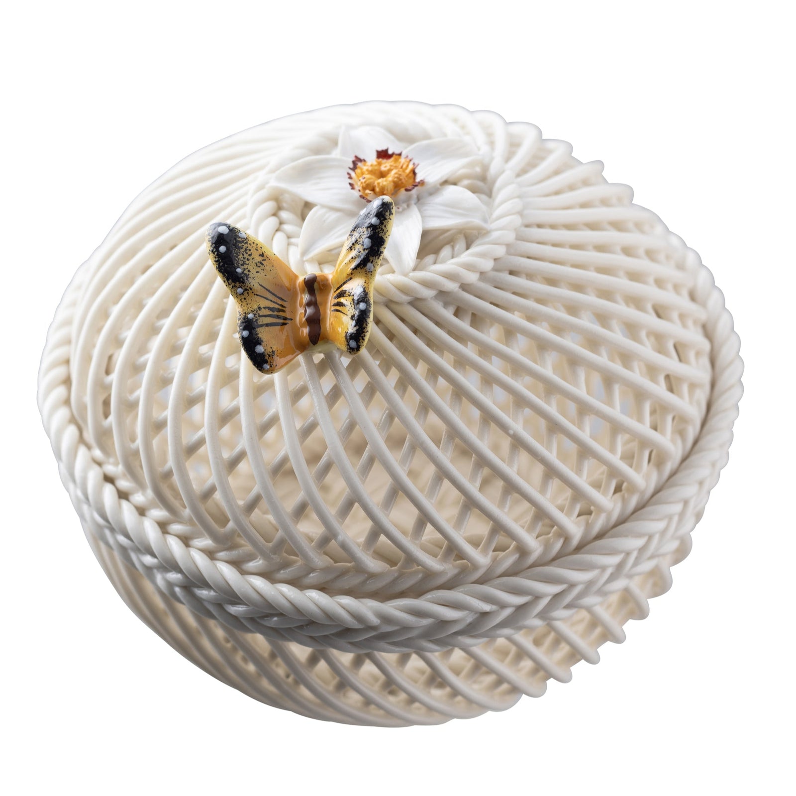 Belleek Classic Flower of the Month Basket December - Narcissis: 4781