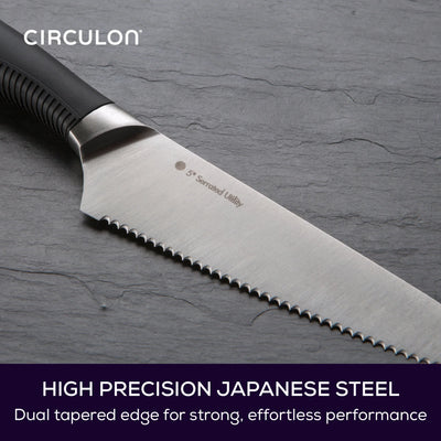 Circulon Serrated Utility Knife, 5" 48237